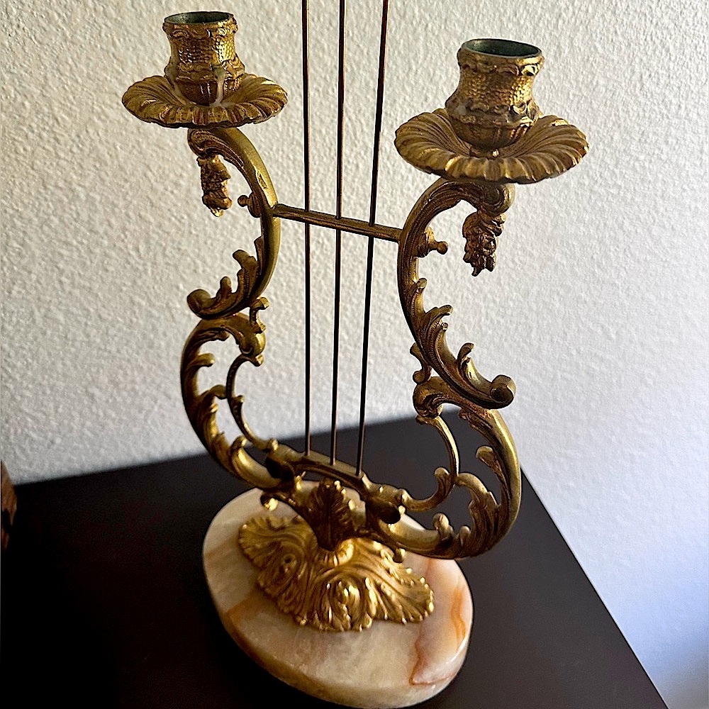 Elegant Gold Candelabra